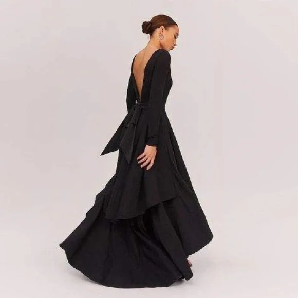 Fame and Partners 💌 Free Shipping Westside Dress Size 6 Formal Hi-Lo Gown - Picture 2 of 15